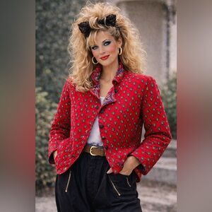 Vintage 1980’s Anne Marie & Les Olivades quilted jacket